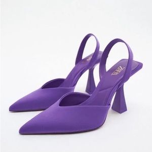Purple Zara High Heels